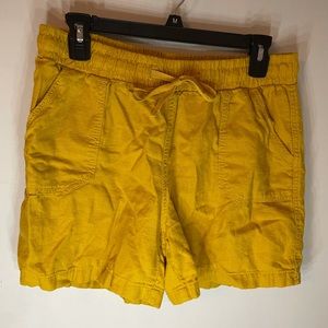 Yellow shorts